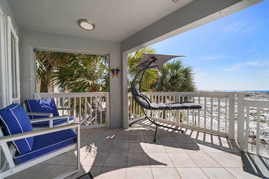 BEAUTIFUL GULF VIEWS from this Gulf front, 3BR/3.5BA, end unit! STELLAR INVESTMENT with over 100K in gross revenue through FEB of 22'. Enjoy gorgeous sunsets, beach going, snorkeling, and relaxation just steps away from the Gulf of Mexico! Updated in 2021 with new furniture and decor, this townhouse is complete with a fully equipped kitchen that features brand new stainless steel appliances! The master bedroom has private balcony access and unparalleled views of the gulf. Also, an ensuite bathroom with a spa-style tub, dual glass sinks, and a walk-in closet appoint this space! A 1- Car enclosed garage completes this unit! Located on the little oasis of Holiday Isle, within the heart of Destin with two and a half miles of paved trails for walking and biking, this property won't last long!