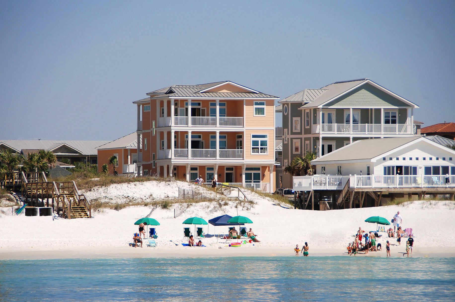 200K already booked in as of 2-12-21! Do not miss your opportunity to own one of the most recognized vacation rentals in all of Miramar Beach! ''Tackle Box'' has been a highly sought-after vacation residence since it was completed in 2011. This 9 bedroom, 7.5 bath rental powerhouse encompasses every destination desire: Unobstructed views from every level, multiple entertaining areas, large pool, outside interactive cabana, game room, guest house, and so much more! Expertly designed to offer the idyllic beach lifestyle, Tackle Box packs a punch with sweeping vistas of the shimmering jewel-toned waters of the Gulf of Mexico and grand coastal architecture. The main house has an airy open floor plan at 5,922 total sq ft with six bedrooms, six full and two half baths,