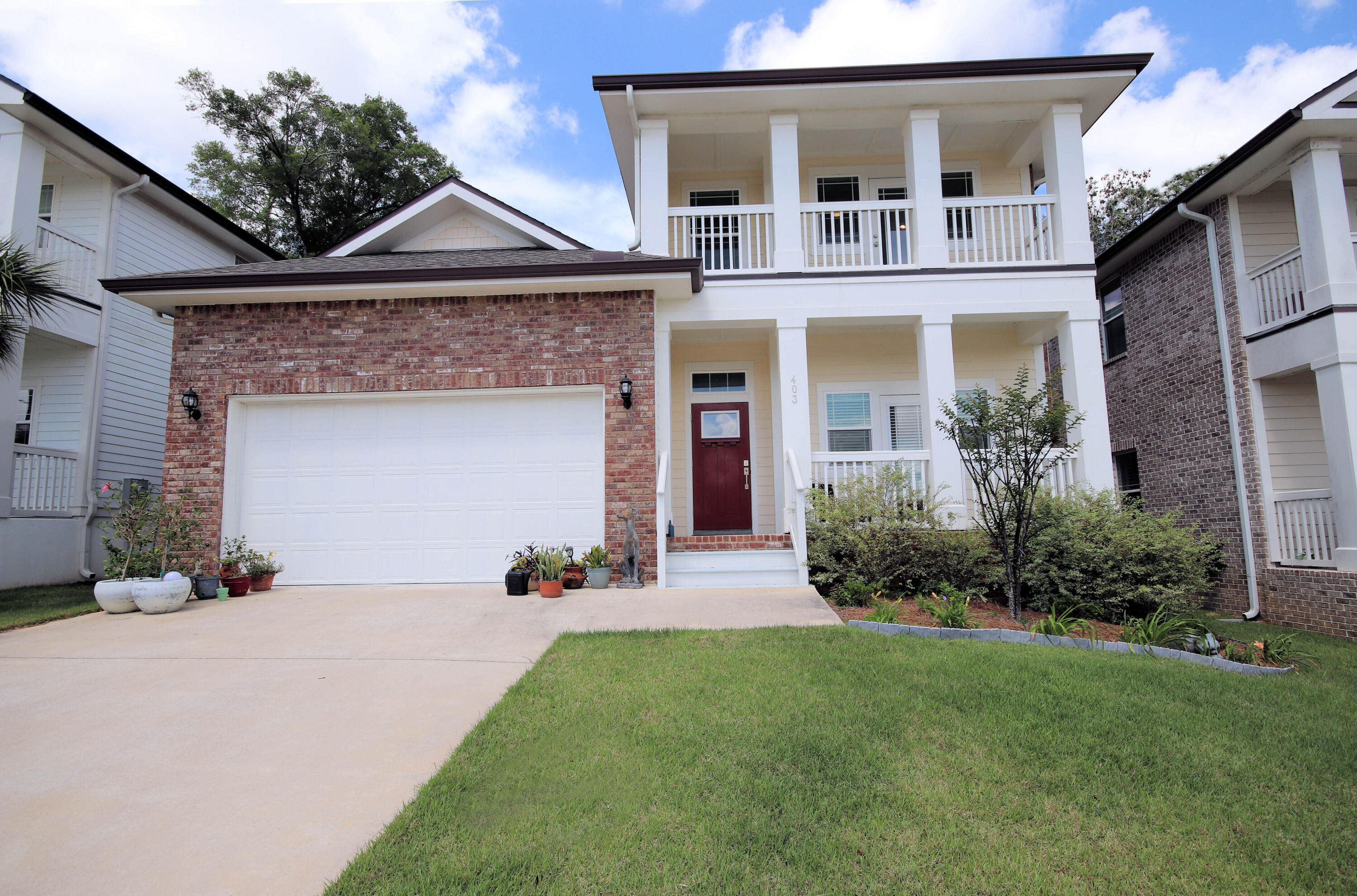 OFFERING a 3% VA Assumable Interest Rate for qualified buyers! Welcome to The ''Gardenia'', a stunning two-story home built in 2021, designed with both elegance and functionality in mind. Granite countertops throughout the kitchen and bathrooms; Spacious two car garage, Trey and Coffered ceilings, Dual air conditions, Underground utilities and incredible views from the patio and upstairs balcony. This location is tucked away and very private, but is also minutes to the airport, close to military bases, hospitals and easy access to Hwy 85 and I-10. Schedule your viewing today.