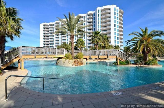 Located in the East Tower and providing great Gulf views over Henderson Beach Park, this 11th floor unit is fully furnished and rental ready. It features 9 ft. ceilings, granite countertops, & flat screen televisions. There is access to the terrace via the living/dining area & the master bedroom. You can take the tram to the beach at Henderson Park right across the road. Resort amenities include an expansive 11,000 sqft lagoon pool with waterfalls & bridges, a children's pool & splash fountain, on site restaurant & lounge, conference center, spa, lighted tennis courts, basketball court, jogging trail, BBQ grill area, exercise room, covered parking and security.The association dues include all utilities making ownership easy. Don't miss this outstanding investment opportunity. Buyers or