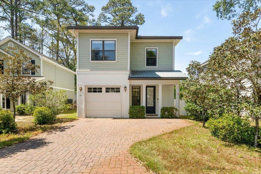 AMAZING PRICE: $560,000. Appraised at $615,000 in 2025 -- instant equity for the buyer! 31 Beacon Point Dr. Santa Rosa Beach, FL . This home is priced to move and ready for a new owner. $55,000 Below Appraisal + $8,000 Toward Closing Costs or Rate Buydown! Freshly Painted. This Move-In Ready Home is a Must-See! Nestled in the picturesque, waterfront community of Sacred Oaks, this beautiful home offers incredible value with instant equity and a peaceful lifestyle near all the best that Santa Rosa Beach has to offer. With 2,360 sq. ft. of spacious living, this home features a bright, open-concept layout on the main level. The chef's kitchen is a standout, boasting granite countertops, stainless steel appliances, tons of prep space, and a large walk-in pantry. Just off the kit chen, a cozy dining area flows seamlessly into a light-filled living room, perfect for relaxing or entertaining. Step outside to your screened-in back porch, complete with a swing bed, where you can unwind in comfort while enjoying the nature-filled backyard. The low-maintenance yard backs up to a serene natural setting, giving you the privacy and tranquility you crave.

Other thoughtful touches on the main level include a half bath, purposely tucked away from living and dining areas, and a 1-car garage for convenience and storage.

Upstairs, you'll find three generously sized bedrooms, each with its own private en-suite bathroom, a rare and luxurious touch! The primary suite is especially spacious and features two walk-in closets and a private balcony, perfect for morning coffee or evening breezes. The upstairs laundry room is conveniently located near all bedrooms for easy living.

The Sacred Oaks community is a hidden gem, filled with lush landscaping, mature trees, and charming touches like a wooden footbridge over natural marshlands and a private community dock on Mack Bayou, providing access to Choctawhatchee Bay. Best of all, you're just minutes from Grand Boulevard's shops, restaurants, movie theater, and Publix, no need to get on Hwy 98! Sacred Heart Hospital and top medical offices are also nearby.

Additional Notes:

BBQ grill on the patio is non-working and offered AS-IS

Flood insurance required

No short-term rentals allowed (ideal for a quiet, residential community)

This home offers unbeatable value, updated paint, and an unbeatable location. Schedule your showing today and make Sacred Oaks your next home!