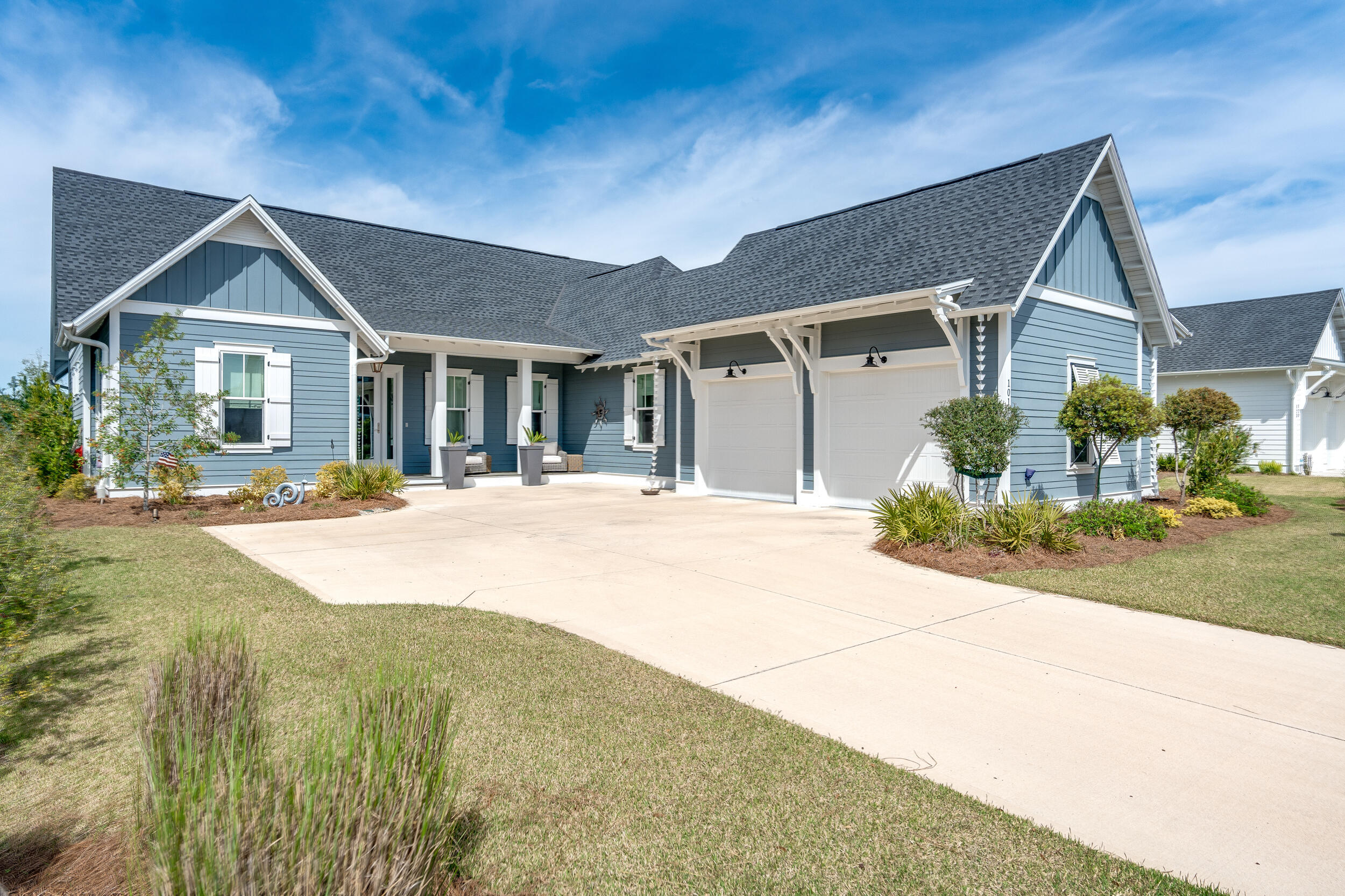 Unforgettable Pool Home-Huff built, Hawthorne plan will surpass expectations as you flow w/ ease thru this 4BR/4.5BA/2car abode. 10' ceilings showcase crown molding as you come thru foyer into 18.5''x21' main salon creating the center of the home w/ kitchen (Wolf App. pkg, dual fuel 36'' range, SubZero fridge & wine fridge surround large kitchen island & breakfast bar) & dining area that overlooks Southern Blue 24'x12' pool complete w/ tanning shelf, raised spa, fire feature & dual heaters. Each en-suitebedroom rests on the 4 corners of the floor plan creating privacy w/owner's retreat @ rear of home overlooking pool, outdoor kitchen and fencing. Located in Stillwater community of Watersound Origins, benefits abound. Close to Village Commons, pool, fitness, PickleBall, tennis & trails.