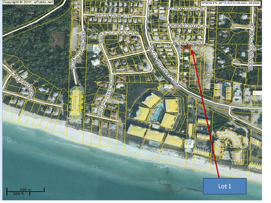 Great homesite in Blue Mountain close to the beach, restaurants, and shopping.