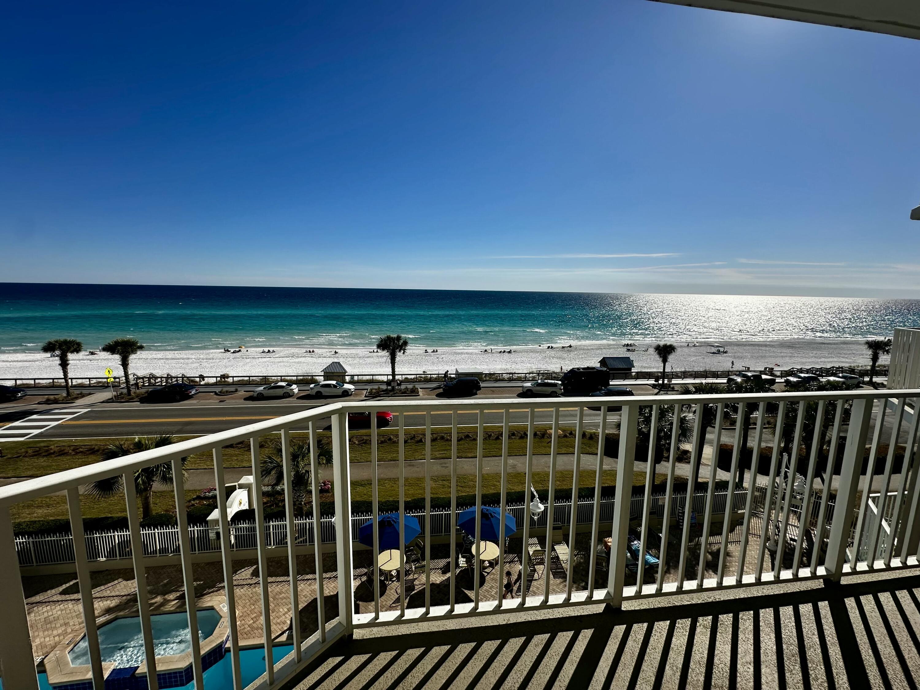 Experience coastal luxury at its finest in this stunning 3-bedroom, 3-bathroom, 1,502 sq. ft. condo with breathtaking beach and sunset views in the heart of Miramar Beach. Perfectly positioned by shopping and top-rated restaurants, this property offers both convenience and excitement. Enjoy resort-style amenities, including covered garage parking, fitness center, two pools, a hot tub, owners lounge as well as a deeded parking space under the building. Whether you're seeking a personal beachfront retreat or a lucrative rental investment in one of the world's most beautiful beach destinations, this condo is an exceptional opportunity to own a piece of paradise! (Professional photos coming soon)