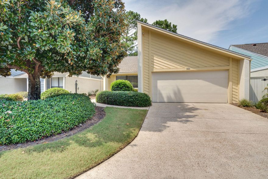 One level home with coveted two car garage located in the beautiful Sandestin Golf & Beach Resort. This home features 3 bedrooms (doorway was modified in 3rd bedroom), 2 bathrooms, open floor plan and fire place in living area, and an enclosed courtyard patio. Upgrades have been done including the kitchen which has updated granite counter tops, cabinetry, lighting and some stainless appliances. This home is scheduled to be freshly painted per the HOA with one of the new color packages. Sellers will give a painting allowance and buyer will select their color preference. New HVAC system September 2019. L'Atrium is within walking distance to one of the four on-site community pools. This home is for rent and also for sale. Motivated sellers!