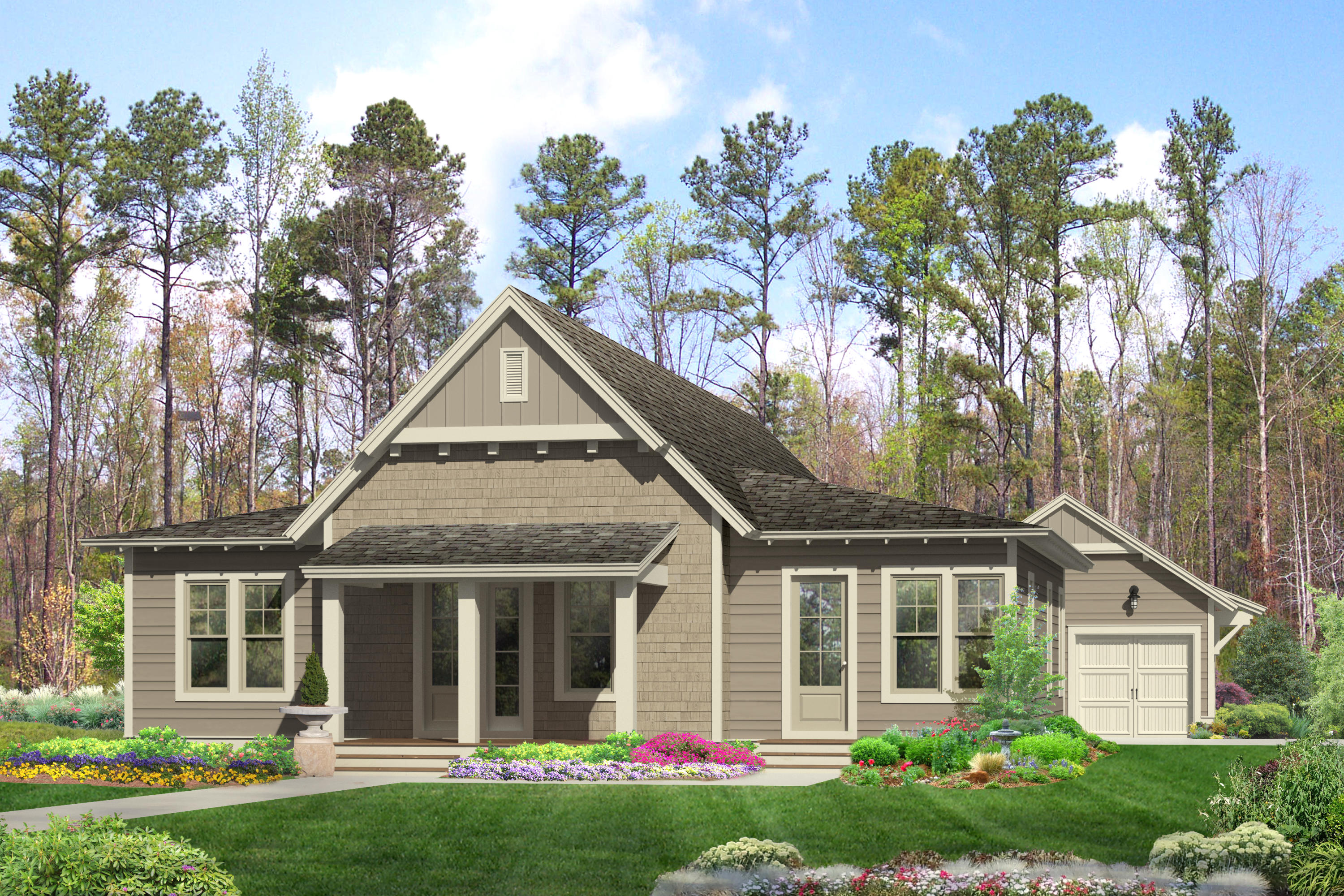 Entered for comp purposes. This Haven plan by Romair Homes is a unique one-story plan with open-concept, luxurious living spaces, 3 bedrooms and 3.5 bathrooms in the main house + a 1 bedroom, 2 bathroom carriage house above the garage, perfect for hosting guests. This design also features private pool + spa with pool controller and outdoor shower, a convenient mud room/laundry room near the entry, upgraded kitchen cabinetry, and several additional interior upgrades.