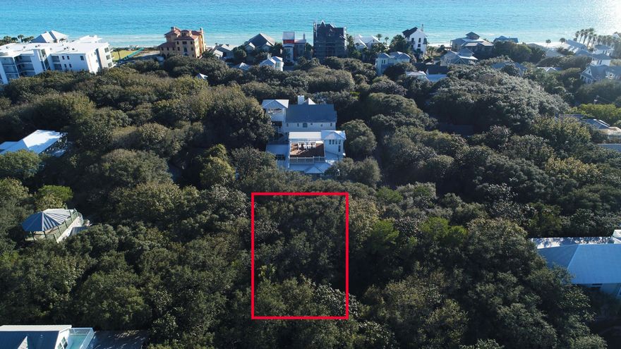 Old Florida charm in a PREMIER location, this historic Old Seagrove home-site is located just between 395 and Seaside. This stunning home-site is 5 homes/lots from the sugar white beaches and emerald green waters of the Gulf of Mexico. This is an incredible second home or INVESTOR opportunity. This home-site is being convey with a full set of plans that are in process of being approved by the county. This large lot 50'x100' home-site is just a stroll or bike ride to Seaside, The Beach and new Seagrove Market Cafe. Buyer to verify all dimensions.