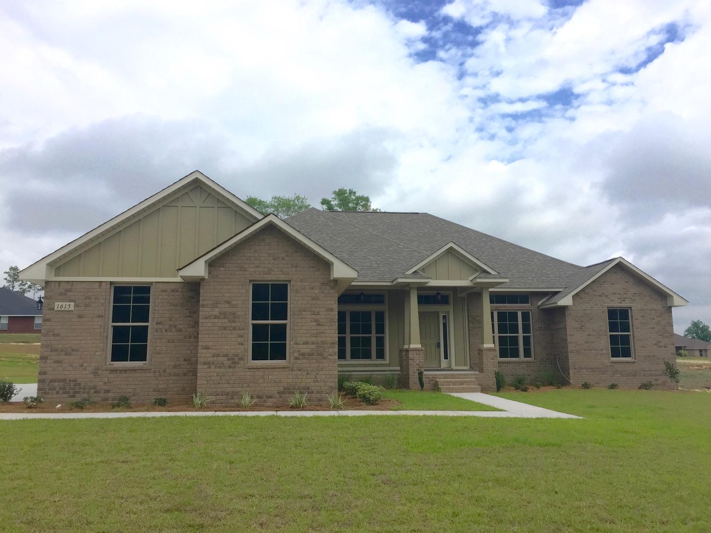 Brand new 2786 sq ft home in Mossy Oak Planatation on .5 acres, 4 bedroom 3 bath-3 car side-entry garage, 22'x19' florida room. Wrap around bar kitchen layout with 3cm granite countertops, recessed and pendant lighting and handmade maple cabinets with undermount lights. Walk-in pantry, master bath has two walk-in closets, one extra large. Ceramic tile in all wet areas, luxury vinyl wood in foyer and formal dining room. Easy access to PJ Adams Pkwy for quicker drive to military bases.
