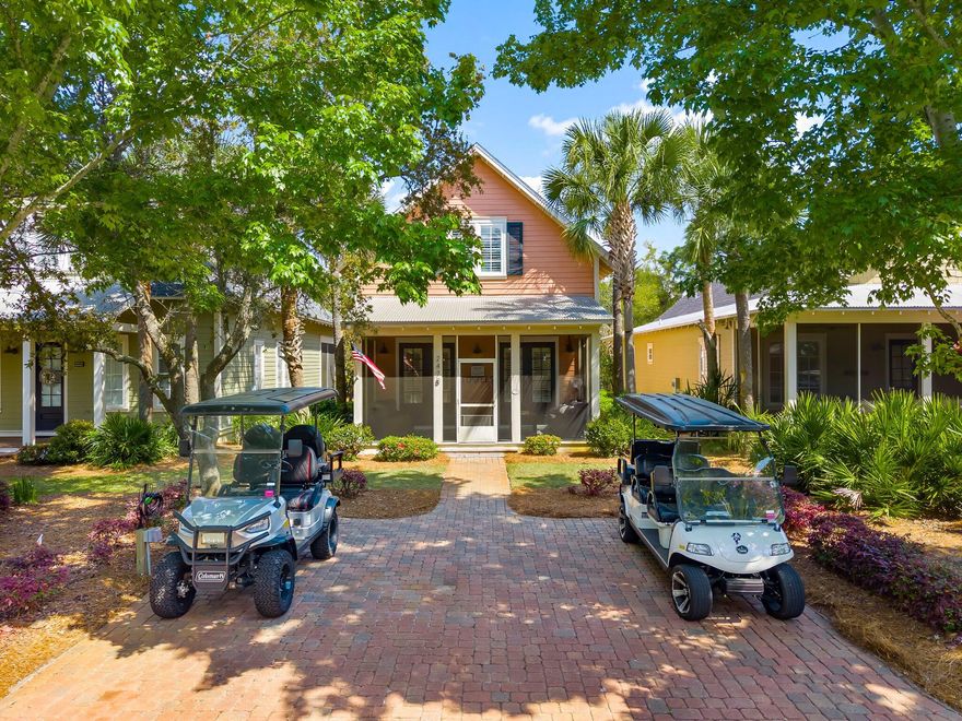 Step inside this impeccably updated home where comfort meets style--fully furnished and completely turn-key. Featuring a stunning remodeled kitchen with quartz countertops and soft-close cabinetry, spacious en-suite bedrooms, and abundant storage, it's perfect as a second home, vacation rental, or full-time residence. Enjoy an array of amenities including resort-style pools, fitness center, tennis courts, walking trails, and gated security for peace of mind.Discover durable luxury vinyl plank (LVP) flooring throughout the main living areas--perfect for coastal living--and newer carpet in the guest bedrooms for added warmth and comfort. The open-concept layout flows seamlessly into the fully renovated chef's kitchen, featuring soft-close cabinetry, stainless steel appliances, a pantry cabinet with slide-out shelves, a large single-basin sink, and stunning quartz countertops all designed with both style and functionality in mind.

Relax and unwind on the spacious screened-in front porch, ideal for enjoying the serene surroundings. The home is just a few houses down from the community pool, providing convenient access for a refreshing swim.

Enjoy the resort lifestyle with tree-lined bike paths, and take advantage of the convenient tunnel under Highway 98 for biking, walking, and golf cart access. The Village at Baytowne Wharf, offering shopping, dining, and entertainment options, is just 1.5 miles away, while the pristine sandy beach is only 2.5 miles from your doorstep.

This home comes fully furnished with tasteful, high-quality d??cor and is truly move-in ready. A new roof installed in 2023 adds peace of mind, and golf carts are included with an acceptable offer-perfect for exploring all that the resort has to offer.

As a resident of Sandestin Golf and Beach Resort, you'll have access to a wealth of amenities, including:

- Four championship golf courses: Raven Golf Club, Baytowne Golf Club, The Links Golf Club, and the semi-private Burnt Pine Golf Club 
- 15 world-class tennis courts
- 19 swimming pools
- 7 miles of white sand beaches
- A full-service marina
- Fitness center and spa

Don't miss your chance to own this beautifully updated, turnkey home in one of Florida's premier coastal communities!

