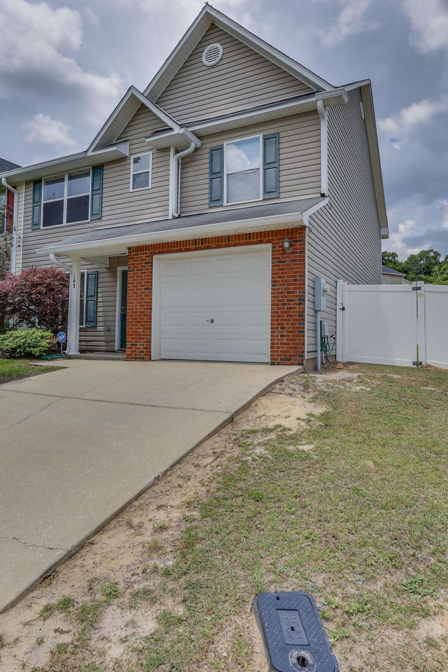 Come and see this well maintained 3 Bedroom/2 Bath/ 1 Car Garage in convenient Stillwell Estates. The home is just over 1800 sqft of heated/cooled living space with fresh neutral paint colors throughout. The downstairs floor plan is open from the Dining/Flex Area as you enter to a galley style kitchen with breakfast bar that opens to the large living room with new LVP flooring throughout the first floor. The master suite features 2 closets (a spacious master closet additional closet) with the master bath featuring a separate garden tub and shower. The additional bedroom are nice sized with plenty of closet space for storage. All bedrooms are on the second floor along with the laundry room for your convenience. The home features a large privacy fenced backyard. Lawn Maintenance included in the rent! Schedule your private showing today!