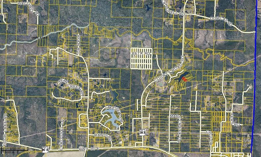 Property is vacant and undeveloped.