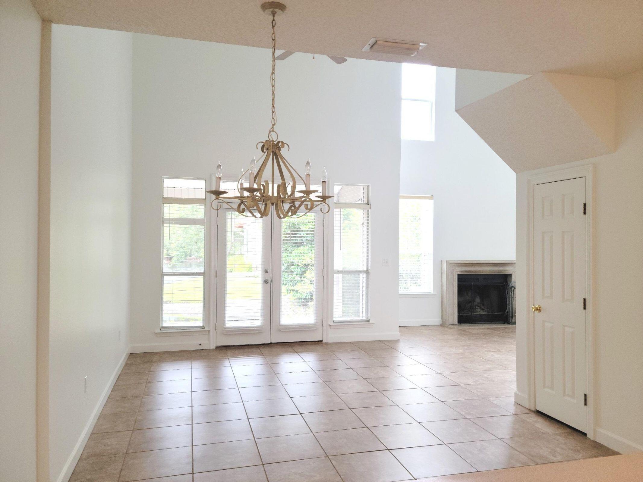 Welcome to the neighborhood of Escada! Escada is found just South of US 98 and just a short ride to the beach! Located near Gulf Place and the west end of 30A in Santa Rosa Beach, this centrally located townhome has easy access to the beaches, dining, and shopping. Enjoy the calming pond fountain just outside of the screened porch as you sip morning coffee. Tall, cathedral ceilings and a cozy fireplace are in the family room. The downstairs master bedroom features a large walk-in closet and ensuite bathroom. This spacious townhome is conveniently located directly across from the pool, clubhouse, and playground. All lawn care/landscaping included and home is move in ready.