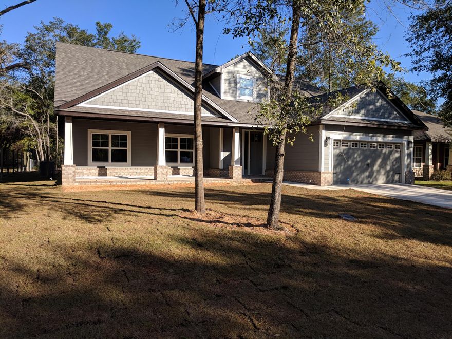 Being built. Spacious 5/3 Craftsman style home located in The Canopies! Community pool is a 2 minute walk away. Hardiboard with Dimensional shingles, two car garage and interior has 9' ceilings on first floor, granite in kitchen and baths, upgraded flooring and more. Low Association fee of only $360/year. 1,2 and 10 year warranties. Closing costs paid (except pre-paids) with approved lender. Seller pays $500 new buyer fee.