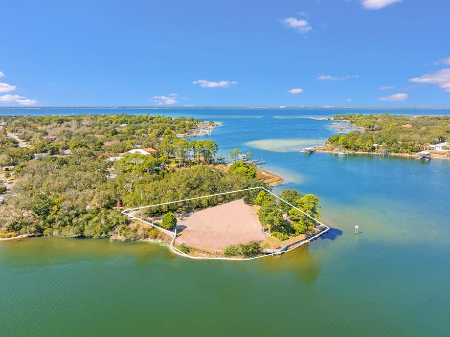 MOTIVATED SELLER!!!Exquisite Large Waterfront Oasis on Joe's Bayou!!**No HOA**Experience the epitome of waterfront living with this breathtaking lot that graces a vast .87-acre peninsula point lot, boasting an impressive 657 feet of prime water frontage on Joe's Bayou. This property presents an unparalleled opportunity to own a slice of paradise with deep water access ready to accommodate your boating adventures.***Some furnishings may be negotiated and convey with the sale of the property. All information is deemed reliable; however, interested parties should verify all important data and details independently***This listing is also available at MLS #946150717 6th StreetDestin, FL 32541