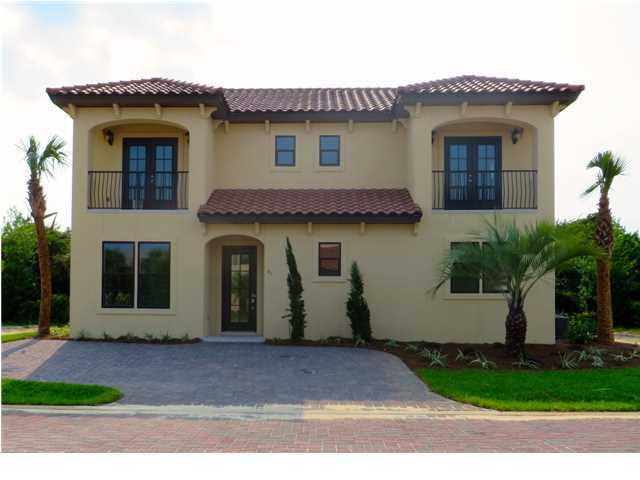 New Construction just behind Mediterranea Condo in Miramar Beach and only a 5 minute stroll to the beach! The home will feature Beach Cottage Trim, hardwood floors and tile, stainless appliances, granite counters, impact windows, stucco exterior, seamless glass shower doors, driveway with pavers and tile roof. Projected gross rental income of around $40,000.