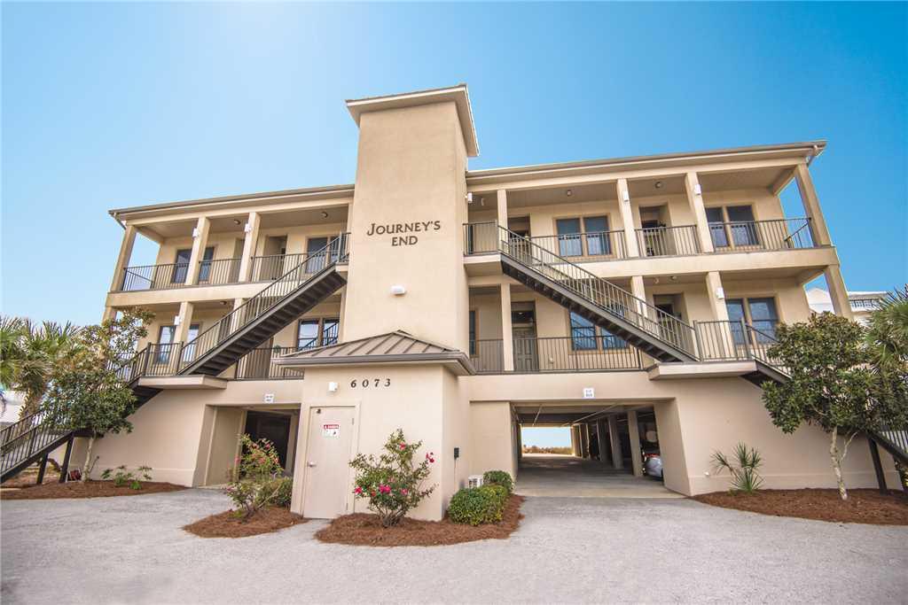 Motivated Seller - Bring all offers! True GULF FRONT!!! Beautiful 2 bedroom/ 2 bath gulf front top floor condo with spectacular views of the beach and gulf from the private balcony and open living space. Located in peaceful Dune Allen Beach, this complex was built in 2007 and has only 10 units allowing for very private beach access. This condo is spacious, comfortable and tastefully decorated. Established gross rental income of $50K. Many additional features include: full laundry room, vaulted ceilings, crown molding, tile, granite counter tops, eat in bar, elevator, windows and doors with impact resistant glass. Outside you have assigned under the building parking and ground floor storage. Additional parking is available for guests.