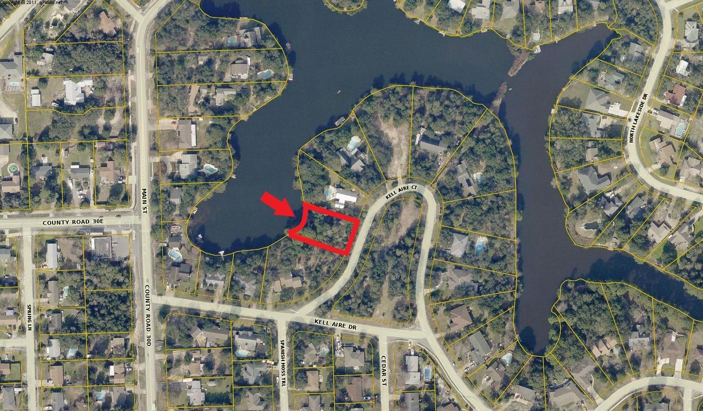Don't Miss This Rare Opportunity! Looking to build a lakefront home but don't want to pay Homeowner's Association Dues? Well look no further - this is the ONLY lakefront lot listing in Destin with No HOA dues! Build your dream home tucked away on Kell Aire Ct with 100ft of waterfrontage and enjoy picturesque views of Kell Aire Lake, Destin's largest freshwater lake. Incredible private location provides the perfect setting to enjoy serene waterviews that make you feel like you are on a bayou; lots of mature trees and foliage and plenty of opportunity for birding and wildlife viewing. Many of the area lake front homes have docks to enjoy the gorgeous Destin sunsets or launch a canoe to explore.