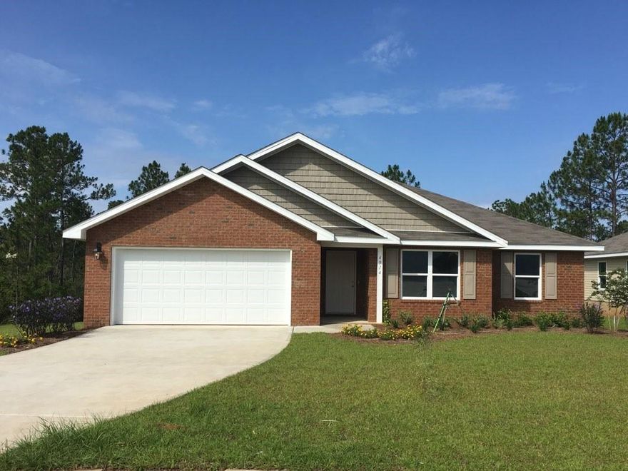 South of I-10! County Taxes! Public sewer & underground utilities. One of only 2 new homes left to sell in Partridge Hills. The Booth plan is a 4 bedroom 2 bath home that boasts a large kitchen with island and pantry. Master suite has a soaking tub, separate shower, dbl vanity & a huge walk in closet. Listing Broker/Salesperson has ownership interest in the property. Pictures, photographs, colors, features & sizes are for illustration purposes only & will vary from the homes as built. Home & community information including pricing, included features, terms, availability & amenities are subject to change & prior sale at any time without notice or obligation. Sq footage/dimensions are approximate.