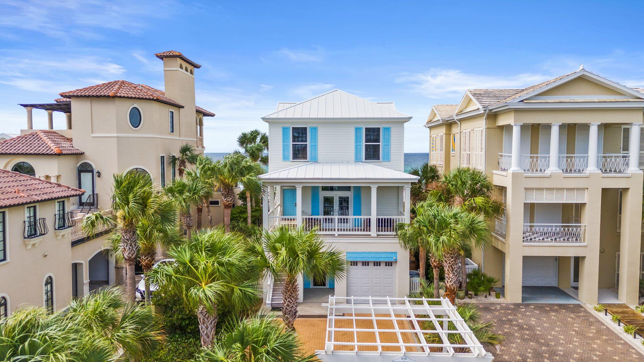 Stunning Gulf Front Single-Family Home in Carillon Beach Just three miles from Rosemary Beach, this dream home offers the perfect blend of luxury, comfort, and breathtaking views. With four spacious bedrooms, 4.5 baths, and a host of premium features, this gulf front property is a true gem. Key Features: - Master Suite: Located on the third floor, the master suite features expansive gulf views, dynamic vaulted ceiling, and a large private porch, perfect for enjoying serene sunsets and the sound of the waves. - Second Master Suite: The 2nd bedroom, located on the main floor (second floor), serves as a second master suite, offering extra space and privacy for guests or family members, and its' own private balcony. - Additional Bedrooms: The 3rd floor includes two more bedroomsa whimsical bunk room with a loft built like a ship, perfect for children or adventurous guests, and a spacious queen bedroom for comfort and relaxation. 
- Living and Dining Area: The main floor features a spacious kitchen, living and dining open floor plan with stunning gulf viewsperfect for entertaining and walking out onto the huge gulf front porch. 
- Extra Den: The ground floor offers an additional den, ideal for a home office or media room. 
- Laundry: This home offers two convenient laundry areasone on the top floor and another on the ground floor, providing added convenience for families or guests. 
- New Appliances: The home is equipped with all-new, high-end appliances, including a Sub-Zero refrigerator, a Bosch dishwasher and a Caf?? 30 convection range ensuring both style and functionality in the kitchen. 
- Garage: The ground floor includes a 1-car garage for added storage and parking. 
- Room for Expansion: The property also has ample space to build a guest house with a garage, offering even more flexibility for family, guests, or rental opportunities. 
- Impeccable Condition: The current owner has meticulously maintained the property, ensuring it is move-in ready! 
Community Amenities: 
- Highest Gulf Front Elevation: Enjoy one of the highest gulf front elevations in Carillon Beach, offering unparalleled views and peace of mind. 
- Gated Community: Feel secure with 24/7 access to this exclusive, gated neighborhood. 
- Pools: The community features three pools, including one beachfront pool, perfect for relaxing or enjoying a swim. 
- Private Beach: Stroll along the 1-mile-long private beach, renowned for its powder- white sand and crystal-clear "Windex blue" waters. 
- Sports & Recreation: Take advantage of the community's pickleball courts, tennis courts, basketball court, and playground. 
- Restaurants and Shopping: Carillon has restaurants, shopping and a downtown area offering live music, great food and a community open space located on Lake Carillon perfect for spending time with neighbors and friends. 
- Prime Location: Located just three miles from Rosemary Beach and right next to scenic 30A, you are near all the action but can still enjoy a quiet, private expansive beach. 
Do not miss the opportunity to own this stunning gulf front home. Contact me today to schedule a viewing and make this paradise your own!

