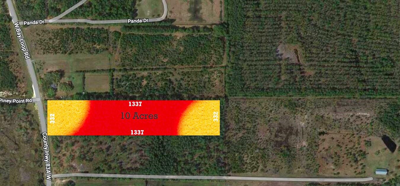 Here is a rare opportunity to own a large tract of land. 10 Acres of beautifully wooded land, Centrally located in the fast growing city of Freeport. Just 20 minutes to the beach and approximately 34 minutes to the nearest Eglin AFB gate. Great property for development.SURVEY AVAILABLEBuyer to verify all lot detentions, zoning, access and information deemed important.