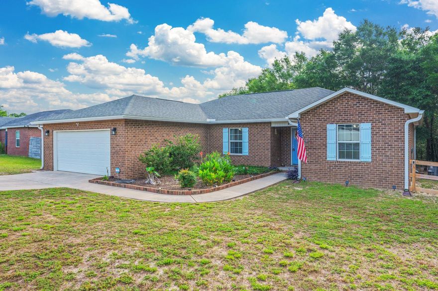 Welcome to this well-maintained, one-story brick home nestled on a generous 0.7-acre lot in the desirable waterfront community of Hidden Lake Estates. Built just 7 years ago, this home offers a perfect blend of modern comfort and peaceful, scenic living.With 4 spacious bedrooms and 2 full bathrooms, this home provides room for the whole family or flexible space for a home office or guest room. The master suite features elegant tray ceilings and a private en-suite bathroom with a double vanity, offering both style and functionality.The heart of the home includes an open and inviting layout, ideal for both everyday living and entertaining. Step outside to enjoy the expansive backyard and relax or host gatherings on the large back deck. A two-car garage offers ample storage and convenience. New gutters have been added to the entire home. Located in a quiet, established neighborhood with access to waterfront amenities, this home offers the space, style, and lifestyle you've been looking for.

Don't miss this opportunityschedule your showing today and experience the charm of Hidden Lake Estates!