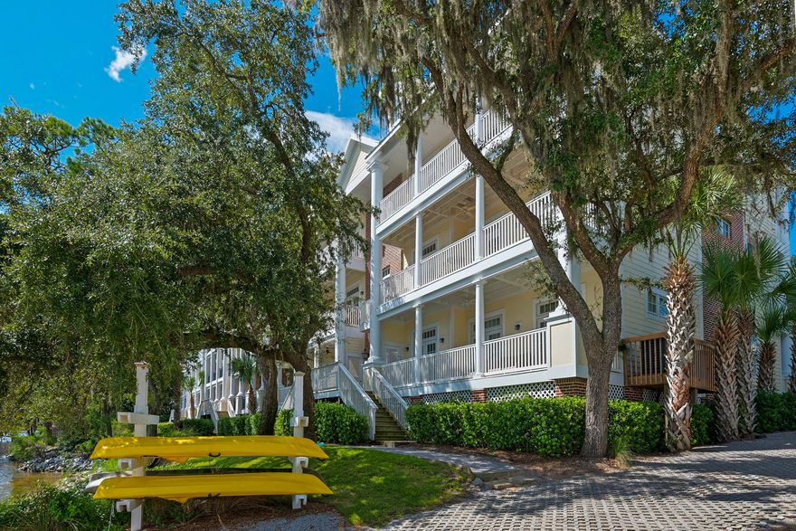 RE YOU LOOKING FOR A QUIET RELAXED NON RENTAL UNIT? WHAT A VIEW from this lovely 3 bedroom 2nd floor condo located in the very distinguished community of Waterhaven. High end appliances including Sub Zero refrigerator and Viking stove. Beautiful stone backsplash compliments the granite countertops. Great for entertaining with incredible views from kitchen, living, dining, and master bedroom. Gorgeous hardwood flooring throughout living/kitchen/dining areas. This gated community offers pier, boat ramp, pool, and clubhouse with movie theater. Furnishings negotiable with acceptable offer.