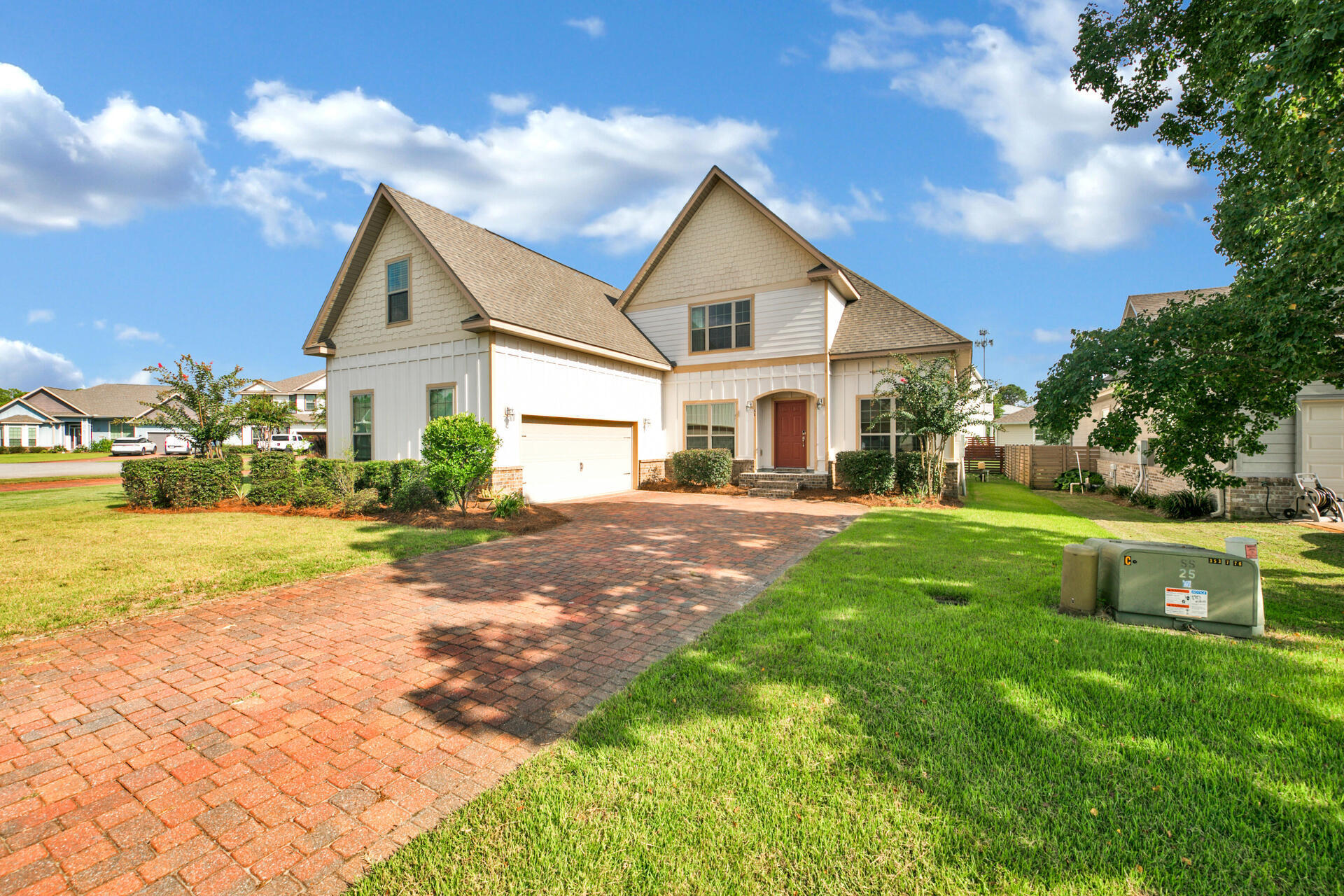 This home has it all, come check out the GIGANTIC Bed/Bonus/Play Room above the garage! This Large floor plan featuring 5 Bedrooms / 3 1/2 Baths + dedicated office/study, banquet sized formal dining room, kitchen with breakfast bar and 2 car attached garage. Over $100K Income Potential. Located in the gated community of Cypress Breeze Plantation, is just one mile from Bars, Restaurant's, Shopping and the renowned sights and views of Scenic 30A, Gulf Place and Santa Rosa Beach. The community, free from stylistic restrictions, is vivacious and unique, and contains the truly spectacular Cypress Breeze Lagoon community pool.