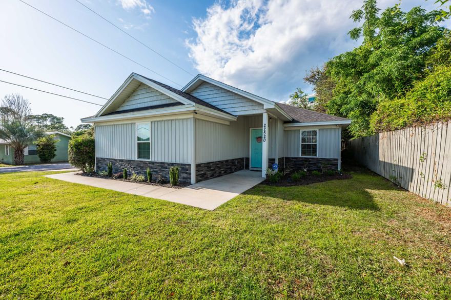 Looking for the perfect vacation rental or a forever home in Panama City Beach?This beautifully updated 3-bedroom, 2-bath home sits on a desirable corner lot, just a 5-minute walk to the beach! Enjoy the sun, sand, and surf, all while being close to the best of what PCB has to offer.Located near Pier Park--a premier shopping and entertainment destination only 7 miles away--you'll have access to 124 stores, diverse dining, an IMAX theater, laser tag, and live music, making it a go-to spot for all ages. You'll also find nearby mini-golf, water parks, and more family fun, including Shipwreck Island Waterpark (just a 26-minute drive) with attractions like the Rapid River Run and Great Shipwreck Zip Line. Step inside to find a modernized home with striking board and batten vinyl siding, giving it a sleek curb appeal. The bright, open-concept living space features cathedral ceilings and is filled with natural light from abundant windows. Tile flooring throughout adds style and easy maintenance. The kitchen is a dreamcomplete with stainless steel appliances, granite countertops, a large island, and a separate pantry for extra storage. Down the hall, you'll find two guest bedrooms with French door closets and a shared full bath. The spacious primary suite at the back of the home offers privacy, a generous vanity, and a large closet. Outside, enjoy your own backyard oasis with a covered porch and an extended pergola over a deckperfect for grilling and relaxing. Whether you're investing in a vacation rental or looking to settle down near the beach, this is a must-see home!
Call today to schedule a showing!