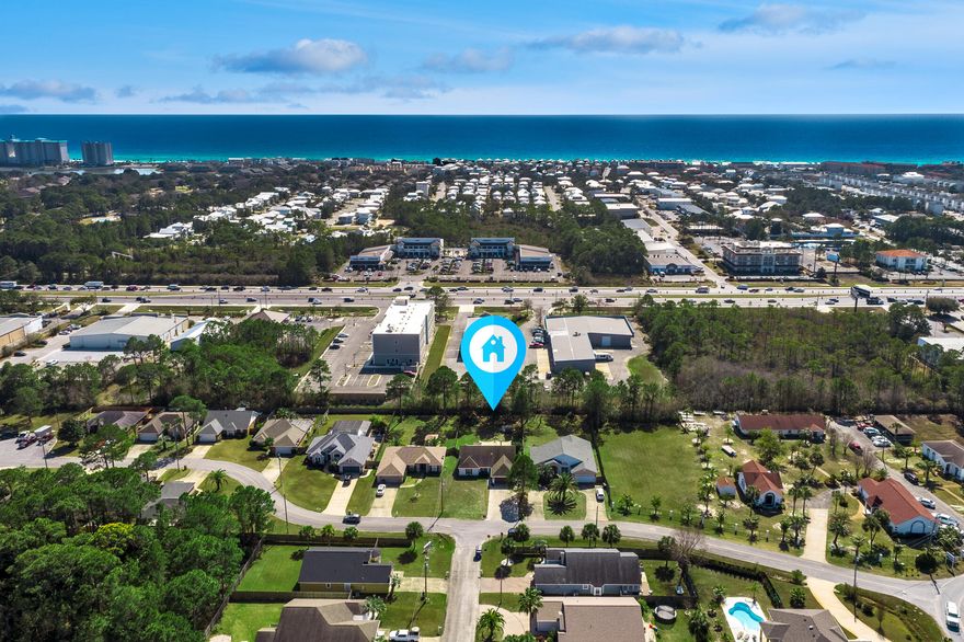 Rare Opportunity!! This beautiful 4 bedroom, 3 bath home is ready for it's new owners. The home features many recent upgrades including new granite counter tops throughout, stainless steel appliances, new tile floors in kitchen and living areas. This home is perfectly situated in Miramar Beach between Destin and Sandestin. When you walk through the front door you are greeted by an open floor plan with the dining room to the left. The kitchen is open to the living room and perfect for entertaining guests, with a breakfast bar overlooking the stove on the island. the large living room has a wood burning fire place with a beautiful custom wood mantel. The master suite and one guest room and one guest bath are downstairs.This home features a 2 car garage and a few minutes to the Bay and Gulf!