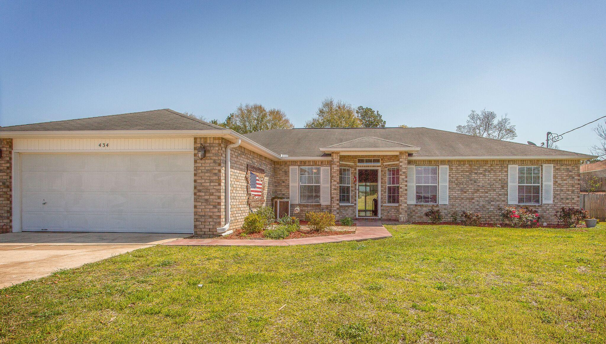 South of I-10 and Antioch School District! This home is freshly remodeled and offers up a ton of space, with 4 br + office. Featured updates include: kitchen complete with butcher block countertops, refinished cabinetry, new lighting, updated appliances (fridge conveys). Bathrooms have wood tile plank flooring and guest bath features updated vanity with granite countertop. Guest bedrooms have been freshly repainted and carpeted, new blinds installed throughout. New AC installed in 2015. Living room and hallways have low maintenance stained concrete flooring. Backyard is over 1/3 acre and offers up a playset/treehouse and covered back patio, perfect for summer cookouts. Don't miss your chance to see this great home today!