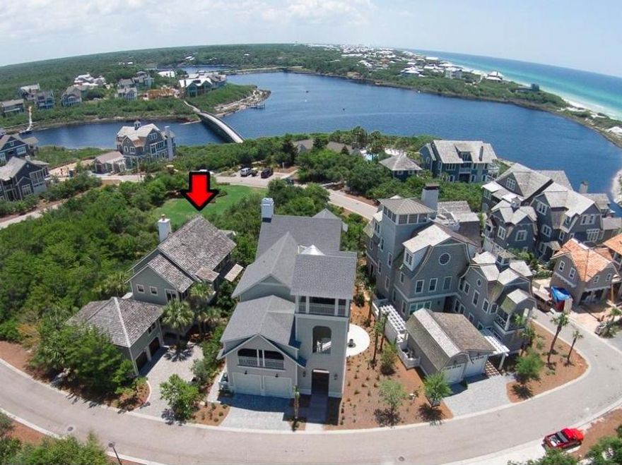 THIS HOME IS CURRENTLY UNDER CONTRACT AND WILL BE CHANGED TO A PENDING STATUS WHEN ALL CONTINGENCIES ARE MET. Phenomenal opportunity to own the best priced home within WaterSound Bridges! Private and serene setting just 200 ft. from the breathtaking boardwalk to the beach. Surrounded by ultra luxury homes and a natural environment, this location stands apart from the rest. The accessibility to amenities is superb with a manicured green space bordering the back of the home and a fantastic pool & sun deck just past that. A pond and walkway is directly across the street from the front of the home and the rear boasts permanent views of Camp Creek Lake, rare coastal dunes and the emerald green waters of the Gulf of Mexico. This is a stunning custom built 4-bedroom home & 1br carriage home desig