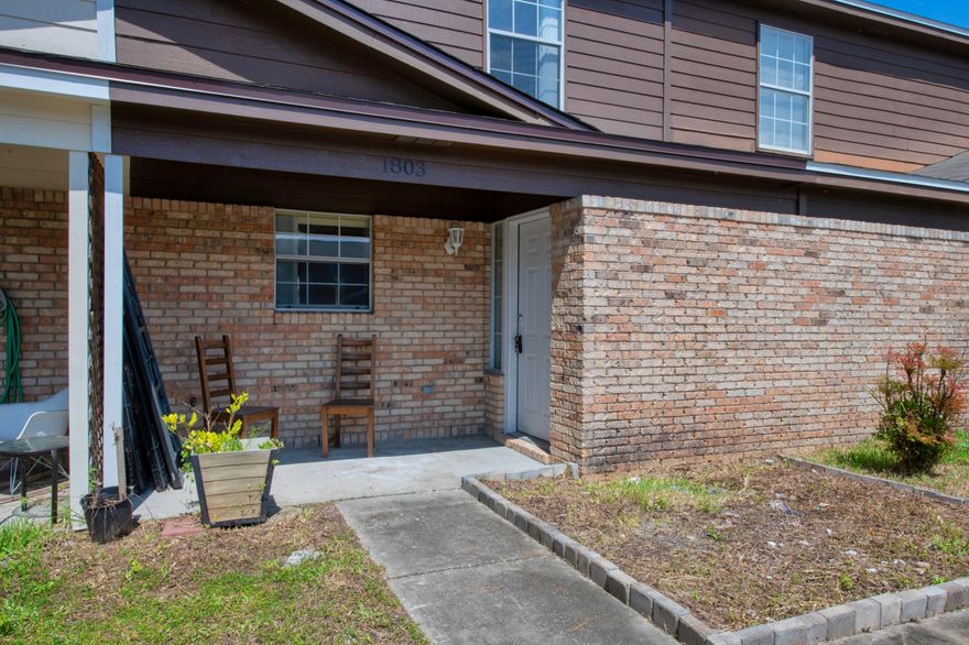 Are you looking for a low maintenance home that's already upgrade? Here's your chance to own a great townhome about 5 miles from Hurlburt's back gate and about 6 miles to Eglin AFB! This home has been updated with Vinyl plank flooring throughout the upstairs, downstairs and the stairs themselves, new white kitchen cabinets with soft close doors and drawers, new bathroom vanity in both bathrooms as well. The home has been fully repainted AND the ceiling on the first floor has had the popcorn removed. The backyard is a generous size for a townhome with a good-sized patio for grilling. Two cars easily fit in the driveway that is not shared with your neighbors. The kitchen has lots of counterspace and a pantry along with lots of cabinets for storage. Laundry room is accessible from the ...