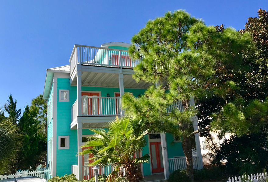 This beautiful 3BR/2.5BA coastal home is located in a gated Gulf front community on the west end of Scenic 30A. Each bedroom is located on the second floor and the master bedroom opens to a balcony the length of the house, perfect to enjoy the coastal breeze. This beach house comes complete with a private pool and pool service is included for your convenience. This home is ideally located just a stroll away to the beautiful white sand beaches of South Walton and shopping and dining at Gulf Place. Pets may be allowed 25lbs and smaller pending owner approval.Tenant pays for all utilities. Property will be held off market up to 14 days with Property Holding Fee with approved app. Lease Prep Fee of $75 is due prior to move in.