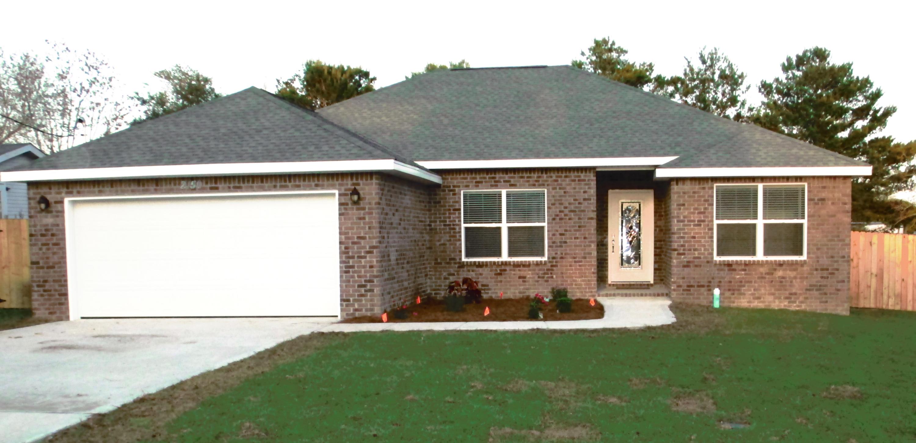 SELLER PAYS CLOSING COST, THE FIRST YEAR OF HOMEOWNERS INSURANCE AND PAY TO SET UP ESCROW ACCOUNT!!!! YES, CUSTOM BUILT, BRAND NEW, NEVER OCCUPIED, ALL BRICK, SPLIT FLOOR PLAN 4BEDROOM/2BATH HOME. COMPLETE WITH AN ARRAY OF SPECIAL FEATURES ONE WOULD HOPE FOR. LACE TEXTURED CEILING, ACCENTED W/CROWN MOLDING IN LIVING AREAS GREAT ROOM/DINING/LIVING ROOM) WITH THE CONTINUATION OF LACE TEXTURED CEILINGS THRU OUT ENTIRE HOME. BEAUTIFUL PORCELINE CERAMIC TILE FLOORING IN WET AREAS,BRAZILAN WOOD FLOORING IN FAMILY GREAT ROOM & MASTER BEDROOM WITH CARPET IN ALL REMAINING BEDROOMS. HIGH BASE BOARDS, FINISHED BULL NOSE CORNERS, AND CEILING FANS IN EVERY ROOM. KITCHEN EQUIPPED WITH AMPLE CABINET SPACE WITH GRANITE COUNTER TOPS,GARBAGE DISPOSAL AND YES, ALL STAINLESS STEEL APPLIANCES,GLASS SMOOTH