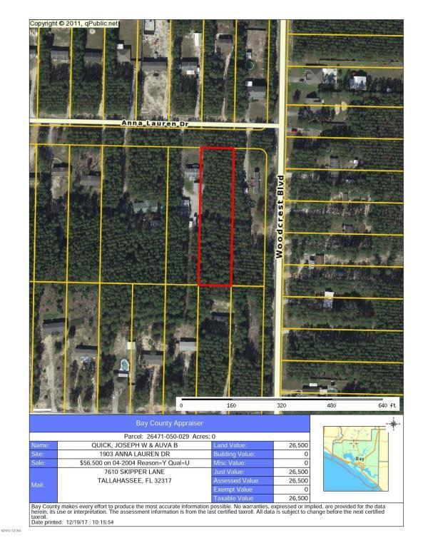 Nice acre plus lot in the nice community of Woodcrest. Just across the street from Bozeman High School. 20 Mins to international airport. 25 mins to the gulf of mexico. Build your dream home in Paradise. Minutes to deerpoint lake and public boat ramp. For fresh water or Saltwater fishing. All sizes approximate, please measure if important.