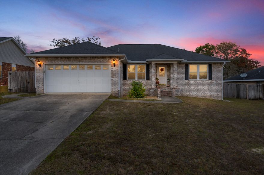 Stop the car and look no farther this beautiful all brick South Crestview home is a must see. Your new home is conveniently located to all things Crestview as well as easy access to our local bases, beaches, doctors offices, shopping and schools to name a few. Home also features a great split bedroom layout with high vaulted ceilings in the main living area, new lvp wood flooring in the master bedroom, new hvac 2021, new windows throughout the home 2021, stainless appliances 2016, and the roof 2011. To top things off your new yard is privacy fenced making the perfect place for the kids and pets to roam and ideal for weekend gatherings and entertaining with family and friend's. This great home won't last long so call to schedule your appointment today!