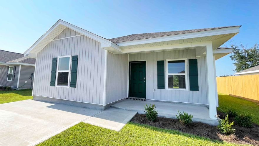 The charming Rivers Cove community offers residents use of it's gorgeous Community Pool, Community Room and Playground.  The new Allanton plan is a cozy cottage style home with no wasted space, a desirable open design for relaxed living. Easy care beautiful wood look flooring, delightful kitchen with stainless appliances, quiet dishwasher, smooth top range, built in microwave and pantry. Also included is Fabric hurricane door/window protection and a Smart Home 'Connect' system with several convenient Smart Home Devices.  MUST SEE.