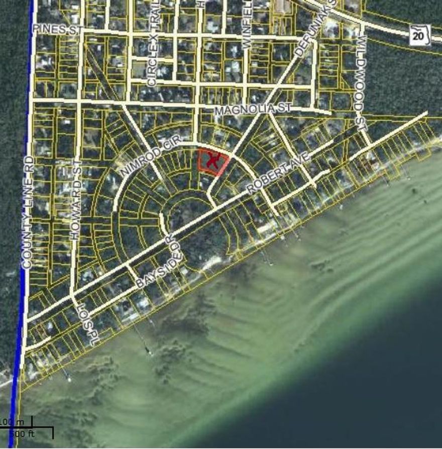 .69 Acres at the edge of Niceville, in Walton County. Low taxes! Call for more information today!