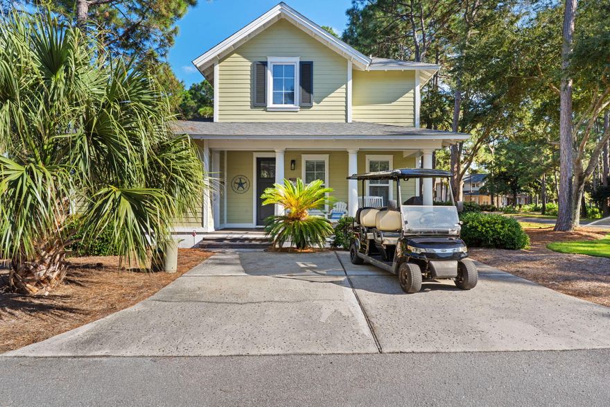 Step inside and fall in love with the bright, open living space full of natural light and coastal charm. This 3-bedroom 3-bath home is being offered furnished to be your weekend getaway, full-time residence or vacation rental. The beautiful cottage is tucked away in the heart of Laurel Grove, one of Sandestin's highly sought after neighborhoods due to its coastal charm.The primary suite is conveniently located on the main floor and opens up to a covered porch, a perfect spot to enjoy your morning coffee or wind-down as you swing the night away. An additional bedroom downstairs makes it convenient for friends and family to stay while the kids enjoy their own private retreat upstairs. You'll love being just a short walk from the Laurel Grove community pool to relax and unwind. New roof was installed in 2022.

Sandestin offers an unmatched lifestyle on the Emerald Coast. The 2400-acre resort makes it easy for residents to enjoy access to four championship golf courses, tennis and pickleball facilities, a full-service marina, miles of biking and walking paths, and the beautiful white-sand beaches of the Gulf of Mexico. The Village of Baytowne Wharf offers dining, shopping, and live entertainment, all accessible by golf cart.