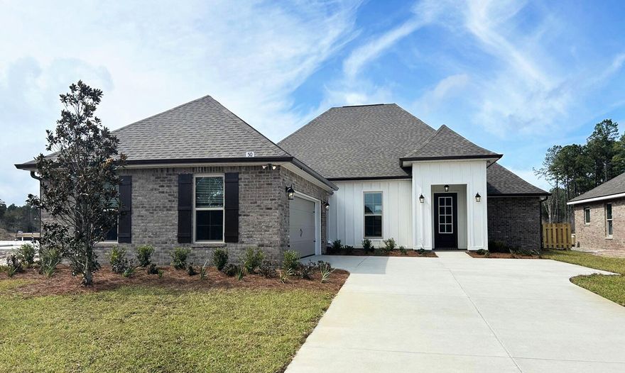 Awesome builder rate plus FREE refrigerator. Restrictions apply.The CLAUDET III G in Starburst at Hammock Bay community offers a 4BR, 3BA open design with formal dining and keeping room. Upgrades added (list attached).  Features: double vanity, garden tub, separate custom tiled shower, and 2 walk-in closets in master bath, tray ceiling in master bed, kitchen island, walk-in pantry, covered porches, recessed lighting, crown molding, framed mirrors, smart connect Wi-Fi thermostat, smoke and carbon monoxide detectors, landscaping package, architectural 30-year shingles, flood lights, and more!Energy Efficient Features: water heater, electric kitchen appliance package and more! Energy Star Partner.