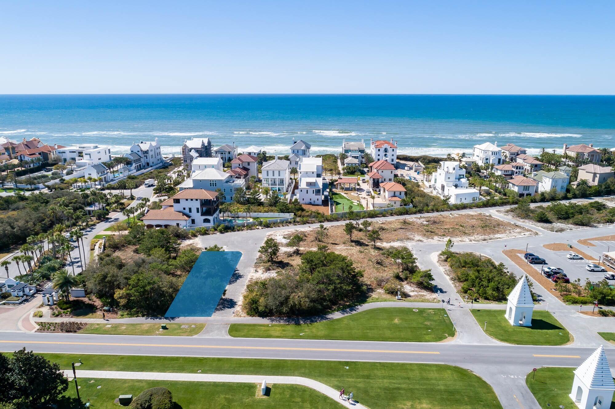 The TT Block homesites are located contiguous to the recently purchased UU & VV Blocks in the southeast corner of Alys Beach adjacent to Paradise by The Sea.