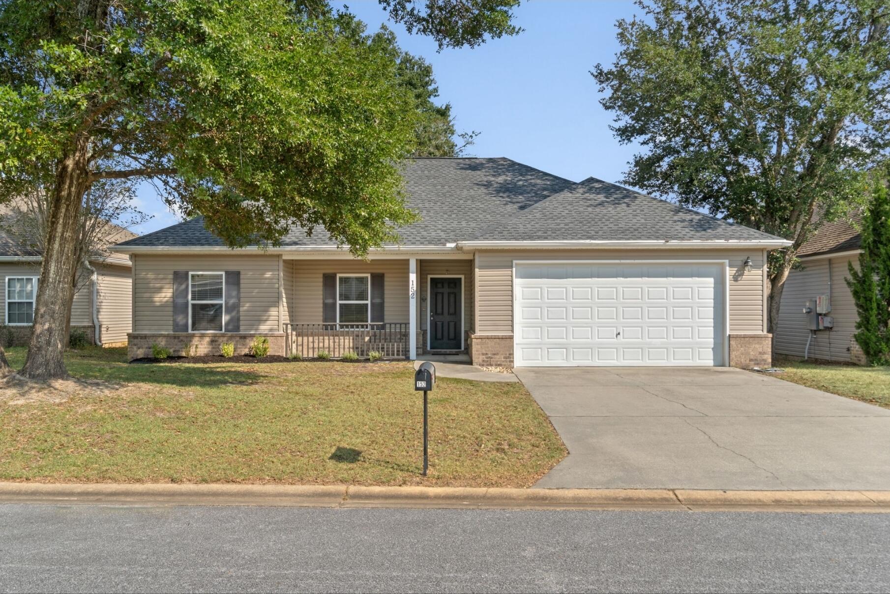 Come view this beautifully kept 4 Bedoon 2 bedroom home, on the south side of Crestview. Convenient to everything. Bases, shopping, schools and I-10. Low maintenance exterior back and front yard, giving you more time to enjoy the beautiful Fl beaches or relaxed Florida life style. Stainless appliances and granite countertops in the kitchen. New carpet in the Master Bedroom. Split bedroom floor plan and a small bonus room off the bedroom. This is a great home for a first time home buyer or anyone wanting to add a beautiful home, in a beautiful area, to their real estate portfolio. Come see this beautiful gem that is convenient located in south Crestview.