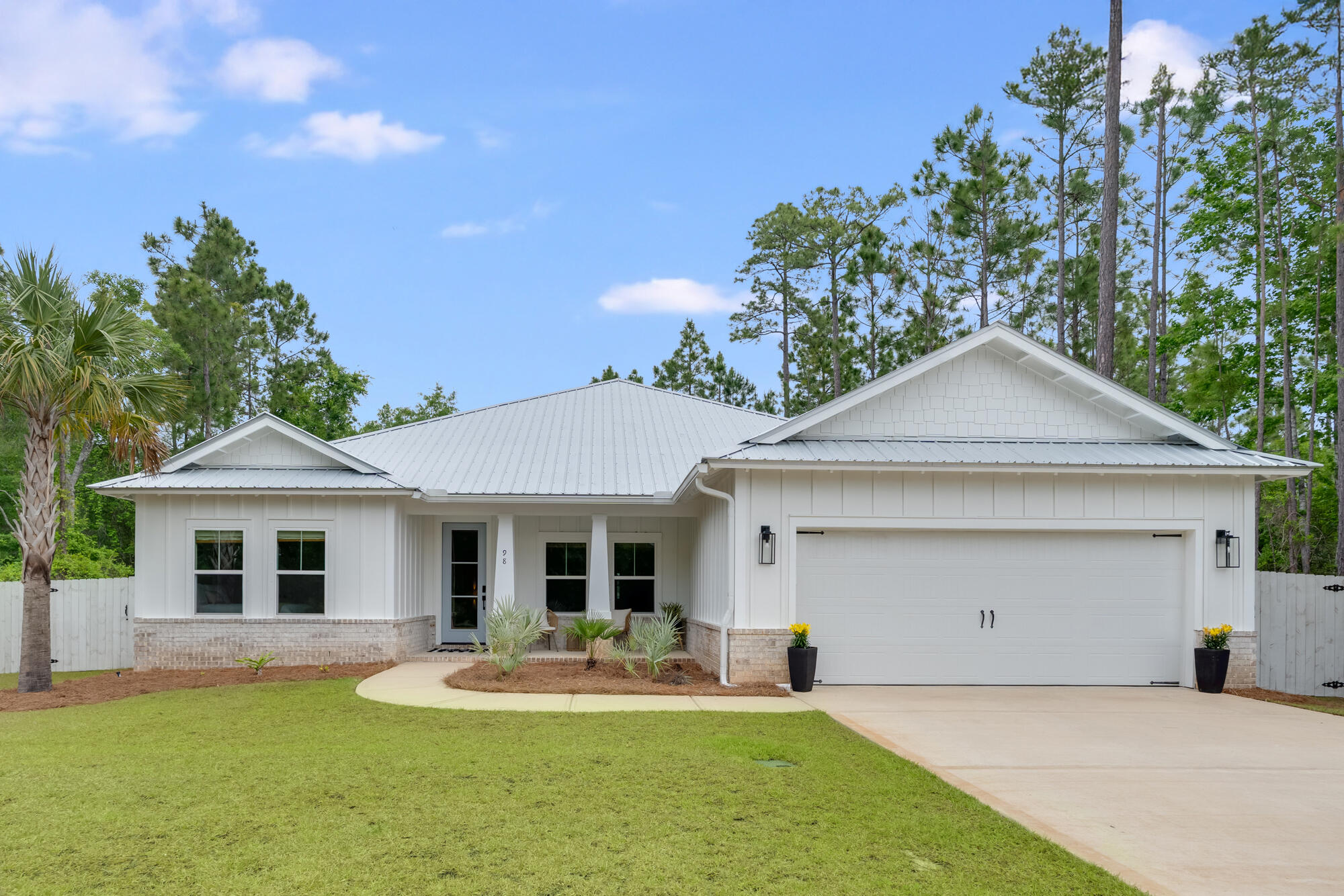 Welcome to this exceptional 4-bedroom, 3-bathroom home with bonus office or formal dining, perfectly designed for both comfortable living and effortless entertaining. This beautifully appointed residence offers a seamless blend of elegance, functionality, and modern flair. The open-concept layout creates a warm and inviting atmosphere, enhanced by an abundance of natural light throughout.Step outside to enjoy peaceful evenings on the back porch or take a leisurely walk through the secure, gated community. Located in the highly desirable Bear Creek neighborhood, you'll enjoy a relaxed beach lifestyle without the traffic--just minutes from the Bay, state parks, camping, and the pristine waters of the Gulf. 
Bear Creek also offers resort-style amenities, including two luxurious pools and pickleball courts, combining community and recreation in one exceptional setting.