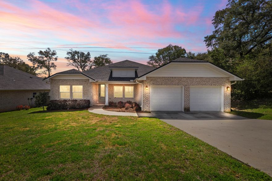 Located within a short commute to Eglin Air Force Base, Niceville, the VPS airport, and several local restaurants, this home sits in close proximity to some of the areas main attractions. With 4 bedrooms, 3 bathrooms, and a spacious living area, this home is great for entertaining.  In addition, the large yard and open porch are a great way to enjoy the outdoor, Florida lifestyle!The home features a split floor plan with a kitchenette and formal dining area.  The kitchen has a walk-in pantry, granite countertops, and stainless steel appliances along with a separate coffee or beverage station.  The primary bedroom has large windows overlooking the back yard with side by side closets.  Relax in the en-suite with a deep soaking tub or tiled walk-in shower. The secondary bedroom also has an en-suite, which doubles for guest use as a hallway bathroom.  There is luxury vinyl plank throughout the home, granite countertops and shaker cabinets, with trey ceilings in the living and primary rooms. This home is energy efficient with solar panels that have been paid off, making your utility bill one you will want to see!