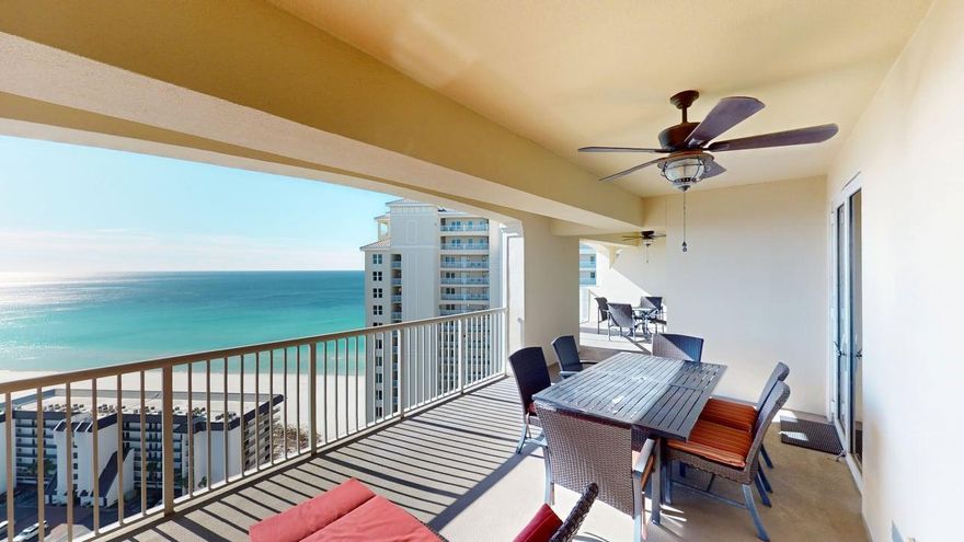 Penthouse!! Grand Panama Beach Resort One of the most desired in demand Resorts in all of Bay Co. and Panama City Beach. This Penthouse is absolutely one of the best. Gorgeous breathtaking water views on this huge balcony. Sunsets are amazing . Total furnished and rental ready. This is a home owner condo, never on a rental program. Large open family room  water views in every room .  Granite counter tops in every room. Stainless appliances . Amenities galore 2 heated pools , large fitness center, Tiki Bar serving food and drinks. Hot tubs, kiddie pools, Onsite general store, Conference room, owners Library, Pet dog walk, Grand Panama is a home owner owned Resort.  These penthouses rarely come available .