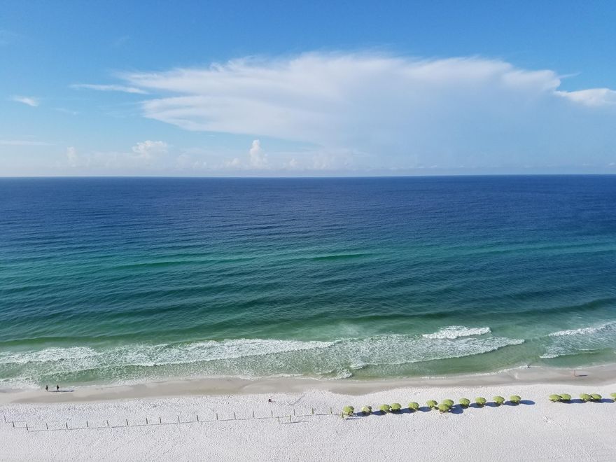 16th floor beachfront condo with uninterrupted gulf views. Completely renovated and turn-key. Brand new water heater in 2016 and new HVAC in 2012. Other updates include: New kitchen stainless appliances, granite counter tops, flat panel televisions, refaced kitchen cabinets, renovated bathrooms, new laminate wood flooring with soundproofing throughout condo, new patio furniture & cushions, and new window treatments. This condo would make for a great rental property or a 2nd/vacation home. Hidden Dunes is known for its 6 championship tennis courts, professionally-staffed tennis facility, three hot tubs, lighted basketball court, complimentary tram service, 24 hour gated security, and private beach with seasonal beach service. The Gulfside I condo has its own pool and covered garage parking.