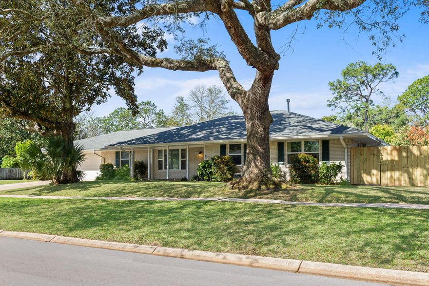 Remarks: Welcome to your dream home located in the highly sought-after Kenwood neighborhood in Fort Walton Beach. This stunning residence boasts 4 bedrooms and 2 bathrooms, offering ample space for comfortable living. Enjoy resort-style amenities right in your backyard with a salt system swimming pool, perfect for relaxation and entertaining guests. Situated on a corner lot, this property offers privacy and tranquility. Never worry about power outages with the added convenience of a generator connected to the house, ensuring uninterrupted electricity supply to keep your home running smoothly and your food preserved. Updates abound, including a 2-year-old roof, a 5-year-old AC system, and a new sprinkler pump, providing peace of mind for years to come. Conveniently located near Eglin and Hurlburt Field. Abundant of fruit trees are included Persimmon trees, pear trees, blue berry bush, and pomegranate tree in the yard.