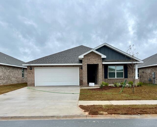 Rare rental opportunity! Brand new construction in the new neighborhood of Patriot Ridge in south Crestview! This beautiful four-bedroom three-bathroom home has just been completed and is ready for its first residents! Enjoy a split floor plan, with an open concept and many wonderful finishes. The master has a large walk-in closet and roomy standalone shower. The home offers smart home features, washer, and dryer 'as is' and a cozy covered back porch. Pets may be considered pending owner approval and a nonrefundable pet deposit. No smoking allowed. Call our office to schedule a showing!