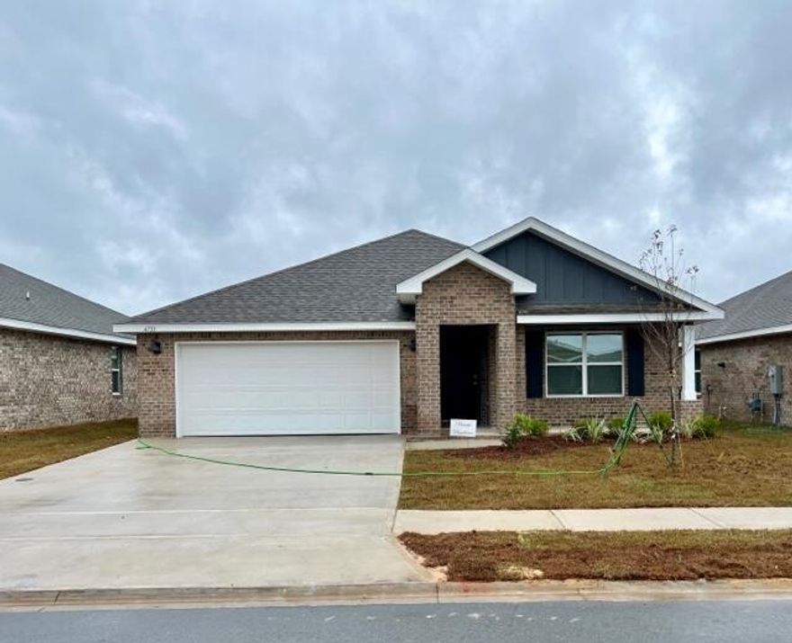 Rare rental opportunity! Brand new construction in the new neighborhood of Patriot Ridge in south Crestview! This beautiful four-bedroom three-bathroom home has just been completed and is ready for its first residents! Enjoy a split floor plan, with an open concept and many wonderful finishes. The master has a large walk-in closet and roomy standalone shower. The home offers smart home features, washer, and dryer 'as is' and a cozy covered back porch. Pets may be considered pending owner approval and a nonrefundable pet deposit. No smoking allowed. Call our office to schedule a showing!