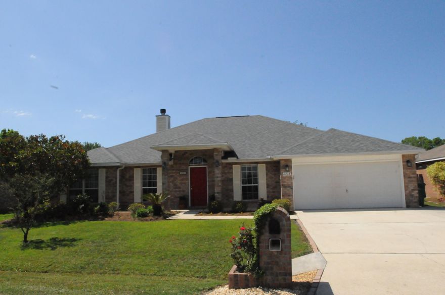 *Brand New Roof* This beautiful brick 4 bedroom, 3 bath plus den with large in ground pool is the one you have been waiting for! Features include 2662 heated and cooled square feet; granite kitchen countertops with white cabinets, and separate dining room. Home has multiple living areas and bedrooms with full baths. The large pool features a full safety gate surrounding it plus diving board and trees for extra privacy. The lush landscaped yard has an irrigation system to ensure green grass. Hardwood floors and tile throughout. Enjoy Blue Ribbon Niceville schools while just a short jaunt over the bridge to the beautiful Destin beaches. This great home won't last long, make your appointment today!